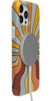 Shine On | Retro Sunset Case iPhone Case get.casely 