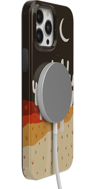 Desert Nights | Cactus Colorblock Case iPhone Case get.casely 