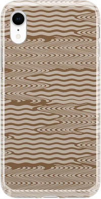 Mocha Ripple | Brown Waves Case iPhone Case get.casely Classic iPhone XR 