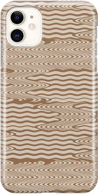 Mocha Ripple | Brown Waves Case iPhone Case get.casely Classic iPhone 11