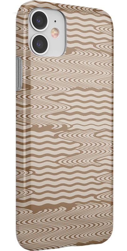 Mocha Ripple | Brown Waves Case iPhone Case get.casely 