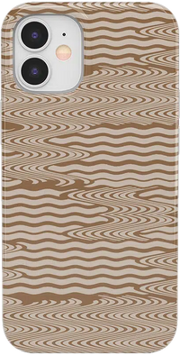 Mocha Ripple | Brown Waves Case iPhone Case get.casely Classic iPhone 12