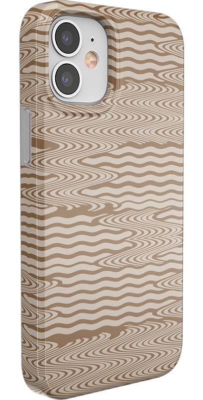 Mocha Ripple | Brown Waves Case iPhone Case get.casely 