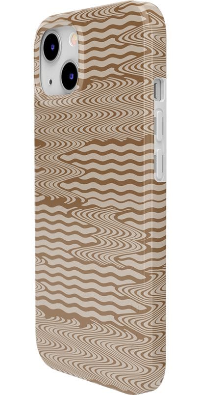 Mocha Ripple | Brown Waves Case iPhone Case get.casely 