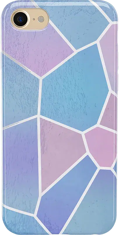 Other Side | Holographic Metallic Stained Glass Marble Case iPhone Case get.casely 