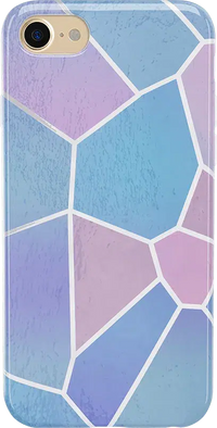 Other Side | Holographic Metallic Stained Glass Marble Case iPhone Case get.casely 