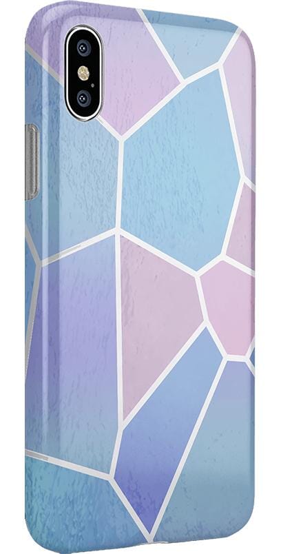 Other Side | Holographic Metallic Stained Glass Marble Case iPhone Case get.casely 