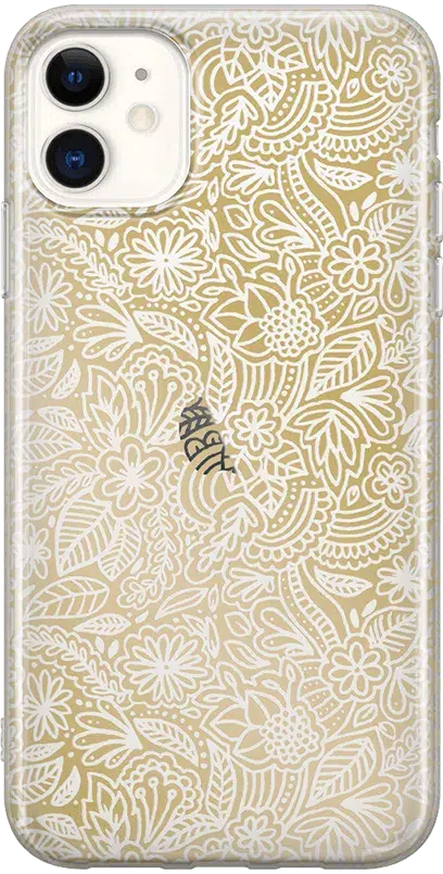 Floral Mandala | Rose Gold Clear Case iPhone Case get.casely Classic iPhone 11 