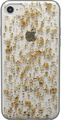 Morning Sparkle | Rose and Gold Flaked Clear Case iPhone Case get.casely Classic iPhone 6/7/8 