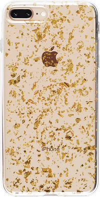 Morning Sparkle | Rose and Gold Flaked Clear Case iPhone Case get.casely Classic iPhone 6/7/8 Plus 