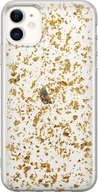 Morning Sparkle | Rose and Gold Flaked Clear Case iPhone Case get.casely 