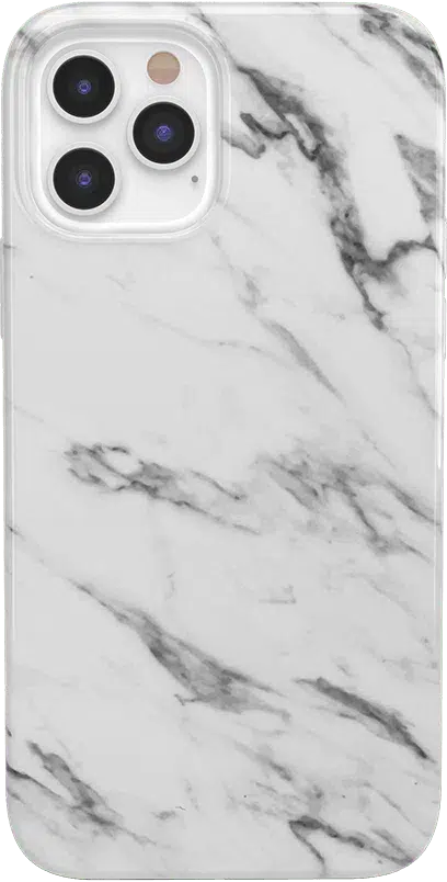 Take Me for Granite | White Marble Case iPhone Case get.casely Classic iPhone 12 Pro 