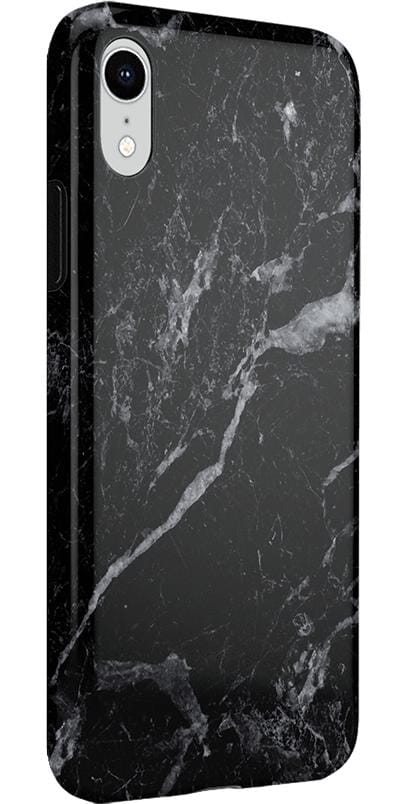 Black Pearl | Classic Black Marble Case iPhone Case get.casely 