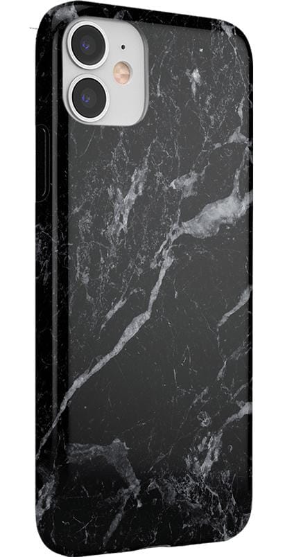 Black Pearl | Classic Black Marble Case iPhone Case get.casely 