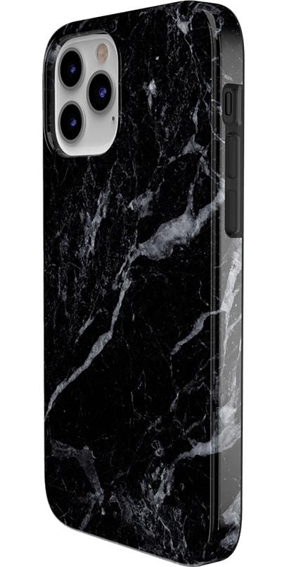 Black Pearl | Classic Black Marble Case iPhone Case get.casely 