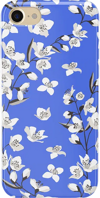 Floral Forest | Blue Cherry Blossom Floral Case iPhone Case get.casely 