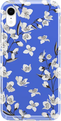 Floral Forest | Blue Cherry Blossom Floral Case iPhone Case get.casely 