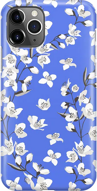 Floral Forest | Blue Cherry Blossom Floral Case iPhone Case get.casely Classic iPhone 11 Pro 