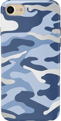 In Formation | Metallic Blue Camo Case iPhone Case get.casely 