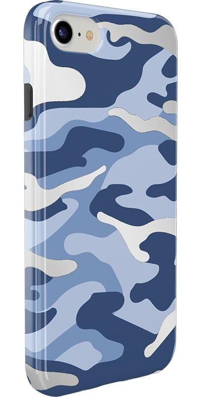 In Formation | Metallic Blue Camo Case iPhone Case get.casely 