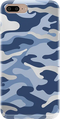 In Formation | Metallic Blue Camo Case iPhone Case get.casely Classic iPhone 6/7/8 Plus 