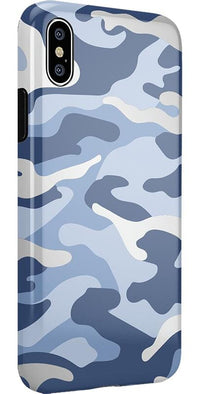 In Formation | Metallic Blue Camo Case iPhone Case get.casely 