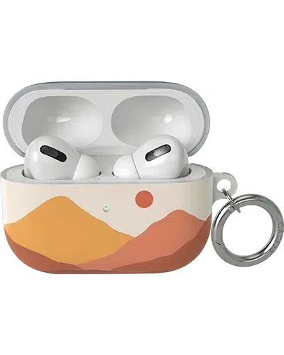 Opposites Attract | Day & Night Colorblock Mountains AirPods Case AirPods Case get.casely AirPods Pro 2 Case 