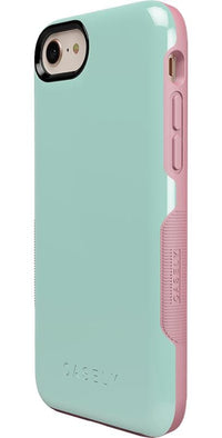 Mint Green on Pink | Ultra-Protective Bold Case iPhone Case get.casely 