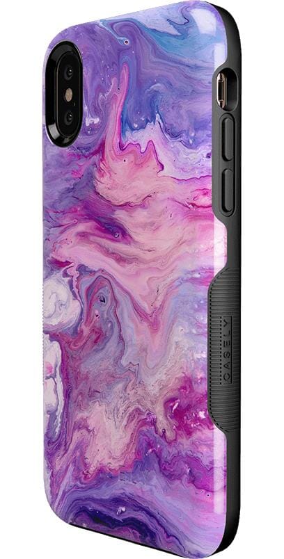 Tie Dying Over You | Purple Marble iPhone Case iPhone Case get.casely