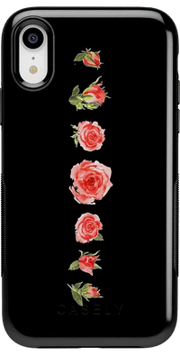 Accept the Rose | Blooming Red Rose Floral Case iPhone Case get.casely Bold iPhone XR 