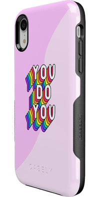 YOU DO YOU | Purple Print iPhone Case iPhone Case get.casely 