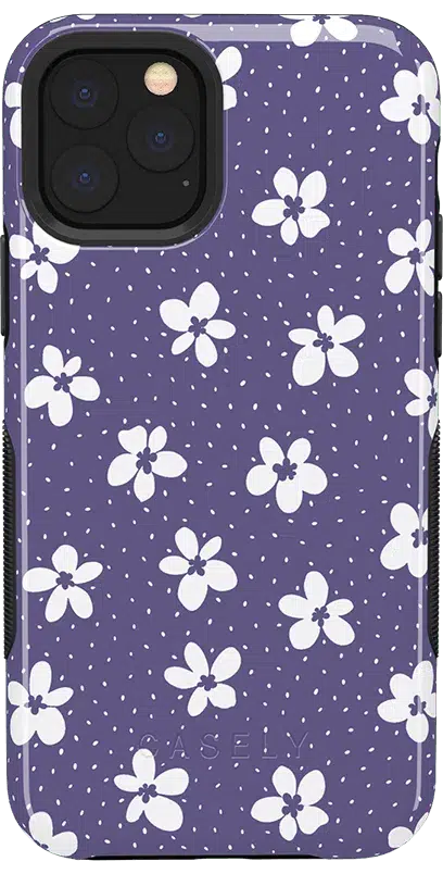Flower My World | Purple Mauve Floral Case iPhone Case get.casely Bold iPhone 11 Pro 