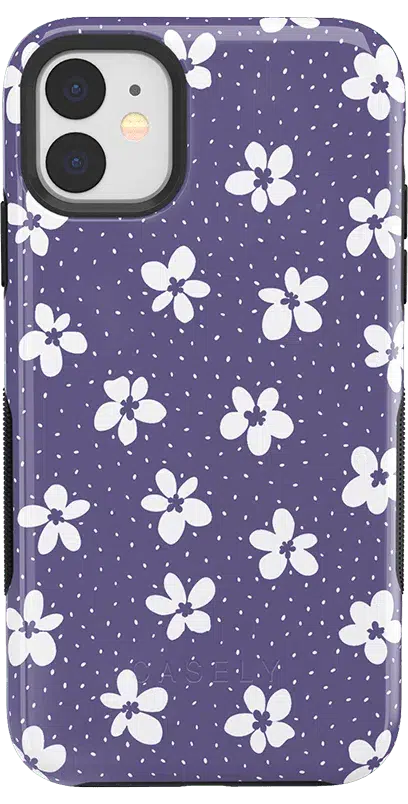 Flower My World | Purple Mauve Floral Case iPhone Case get.casely Bold iPhone 11 