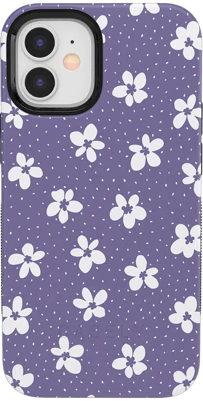 Flower My World | Purple Mauve Floral Case iPhone Case get.casely Bold iPhone 12 