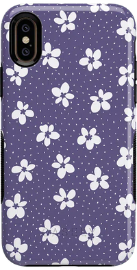Flower My World | Purple Mauve Floral Case iPhone Case get.casely Bold iPhone XS Max 