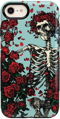 Forever Grateful | Grateful Dead Skeleton Floral Case iPhone Case Grateful Dead Bold iPhone 6/7/8 