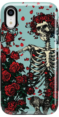 Forever Grateful | Grateful Dead Skeleton Floral Case iPhone Case Grateful Dead Bold iPhone XR 