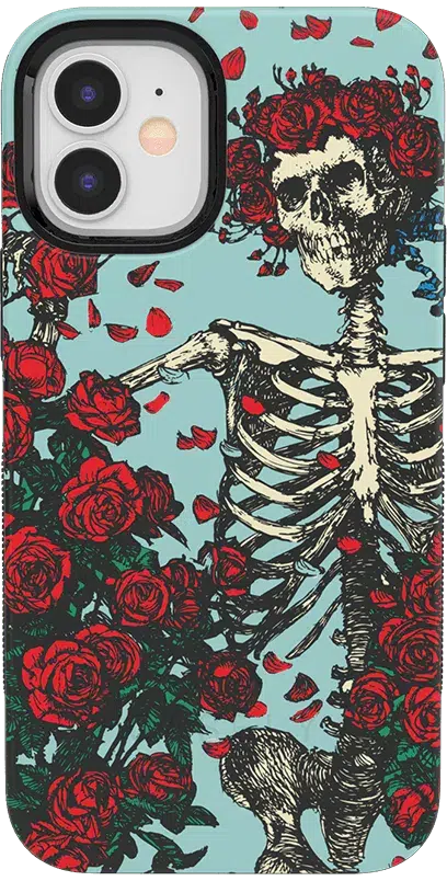 Forever Grateful | Grateful Dead Skeleton Floral Case iPhone Case Grateful Dead Bold iPhone 12 