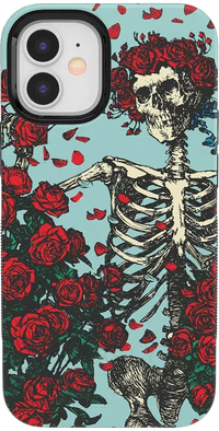 Forever Grateful | Grateful Dead Skeleton Floral Case iPhone Case Grateful Dead Bold iPhone 12 