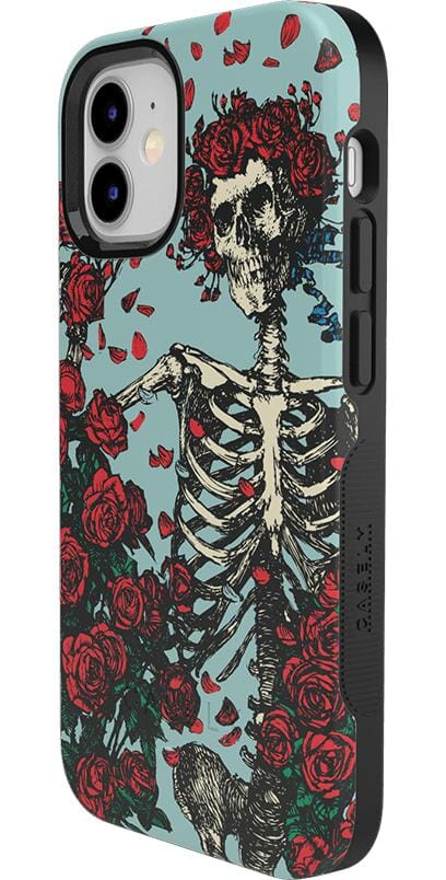 Forever Grateful | Grateful Dead Skeleton Floral Case iPhone Case Grateful Dead