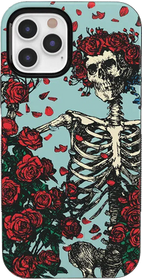 Forever Grateful | Grateful Dead Skeleton Floral Case iPhone Case Grateful Dead Bold iPhone 12 Pro 