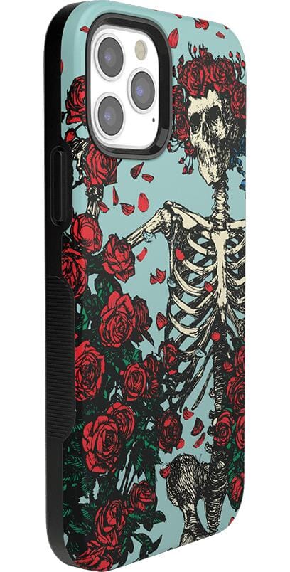 Forever Grateful | Grateful Dead Skeleton Floral Case iPhone Case Grateful Dead