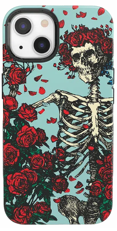 Forever Grateful | Grateful Dead Skeleton Floral Case iPhone Case Grateful Dead Bold + MagSafe® iPhone 13 