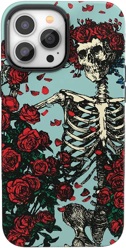 Forever Grateful | Grateful Dead Skeleton Floral Case iPhone Case Grateful Dead Bold + MagSafe® iPhone 13 Pro Max 