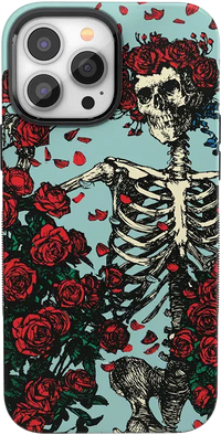 Forever Grateful | Grateful Dead Skeleton Floral Case iPhone Case Grateful Dead Bold + MagSafe® iPhone 13 Pro Max 