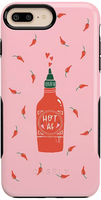 Spicy AF | Pink Chili Hot Sauce Case iPhone Case get.casely Bold iPhone 6/7/8 Plus 