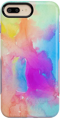Painting in Pastels | Rainbow Watercolor Case iPhone Case get.casely Bold iPhone 6/7/8 Plus 
