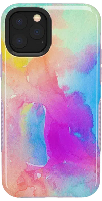 Painting in Pastels | Rainbow Watercolor Case iPhone Case get.casely Bold iPhone 11 Pro 