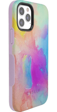 Painting in Pastels | Rainbow Watercolor Case iPhone Case get.casely 