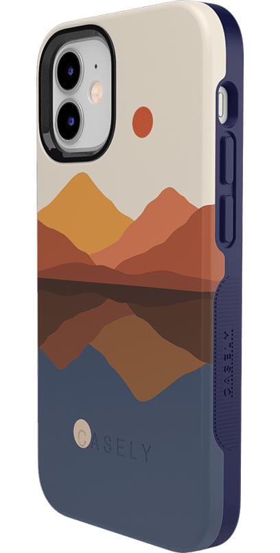 Opposites Attract | Day & Night Colorblock Mountains Case iPhone Case get.casely